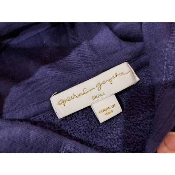 SPIRITUAL GANGSTER LOVE IS ALL WE NEED NAVY HOODIE NWOT Small - Picture 6 of 12